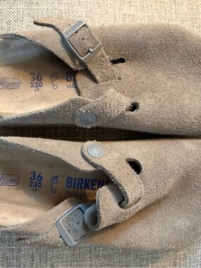 Birkenstock Boston Suede Slip-On Clogs